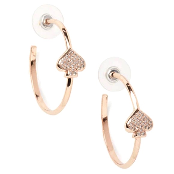 KATE SPADE • Rose Gold Everyday Hoop Earrings